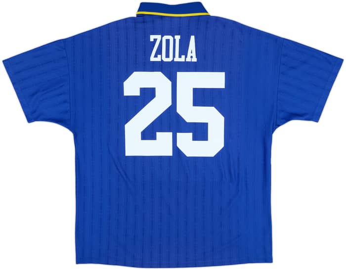 1995-97 Chelsea Home Shirt Zola #25 - 6/10 - (XL)
