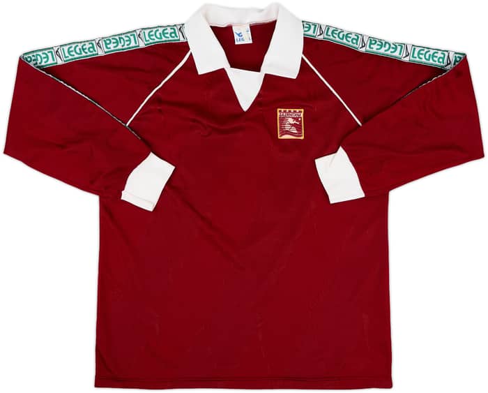 1993-94 Salernitana Legea Training L/S Shirt #10 - 7/10 - (XL)
