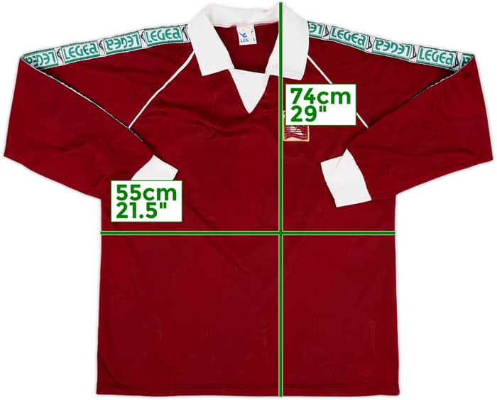1993-94 Salernitana Legea Training L/S Shirt #10 - 7/10 - (XL)