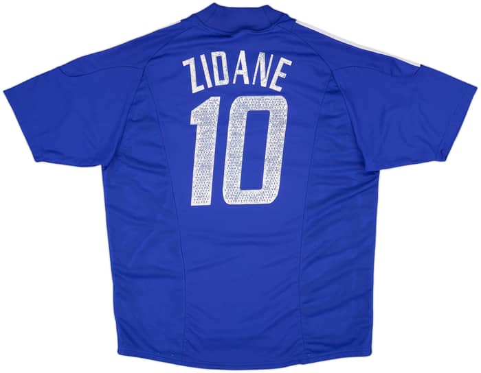 2002-04 France Home Shirt Zidane #10 - 5/10 - (XL)