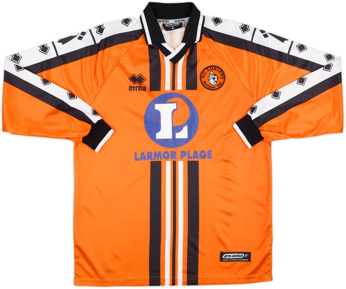 2000-01 Lorient Match Issue Home L/S Shirt #12