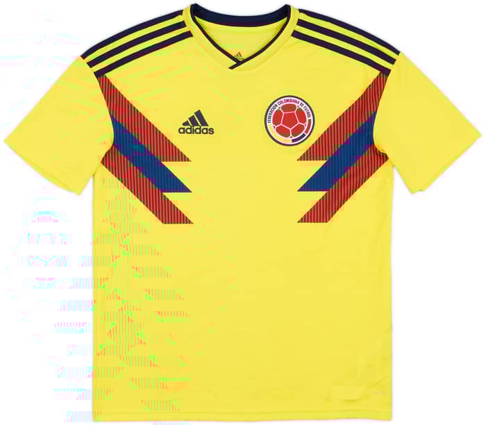 2018-19 Colombia Home Shirt - 7/10 - (L.Boys)