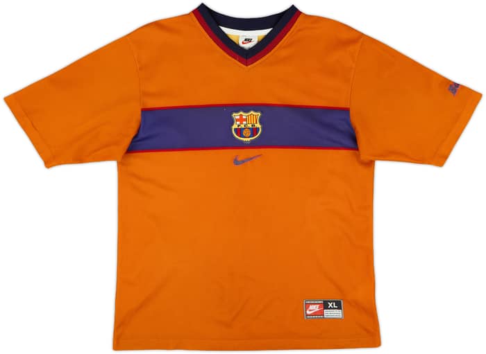 1998-00 Barcelona Basic Third Shirt Rivaldo #11 - 8/10 - (XL.Boys)