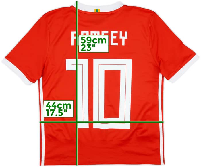 2018-19 Wales Home Shirt Ramsey #10 - 10/10 - (L.Boys)