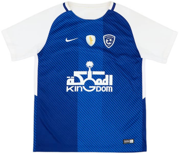 2017-18 Al Hilal Home Shirt #12 - 7/10 - (XL.Boys)