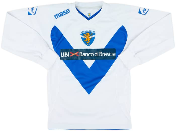 2009-10 Brescia Away L/S Shirt #15 - 5/10 - (L.Boys)