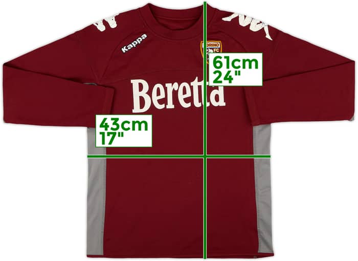 2012-13 Torino Kappa Training L/S Shirt - 5/10 - (M.Boys)