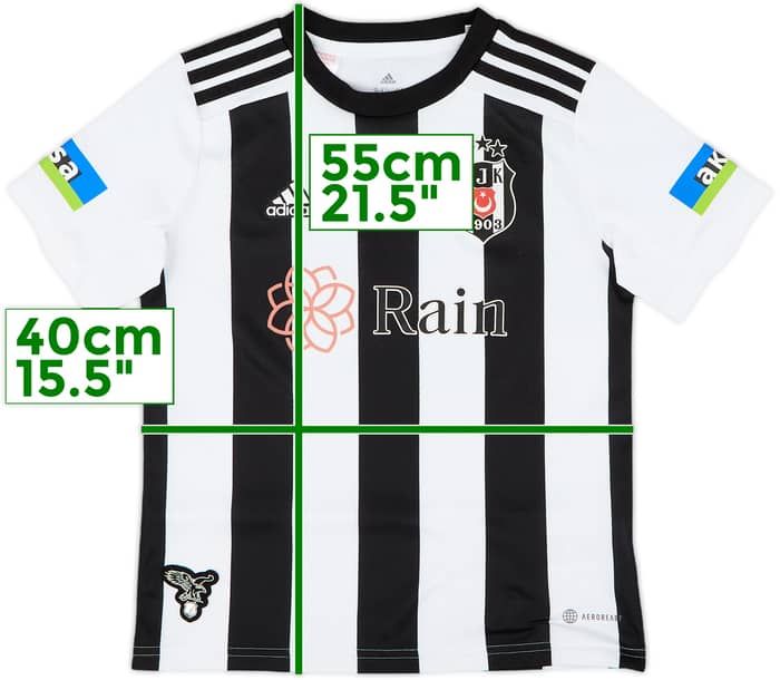 2022-23 Besiktas Away Shirt - 6/10 - (S.Boys)