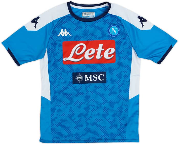 2019-20 Napoli Home Shirt - 7/10 - (M.Boys)