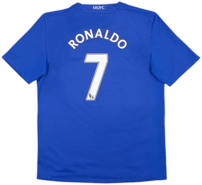 2008-09 Manchester United Third Shirt Ronaldo #7 - 8/10 - (L.Boys)