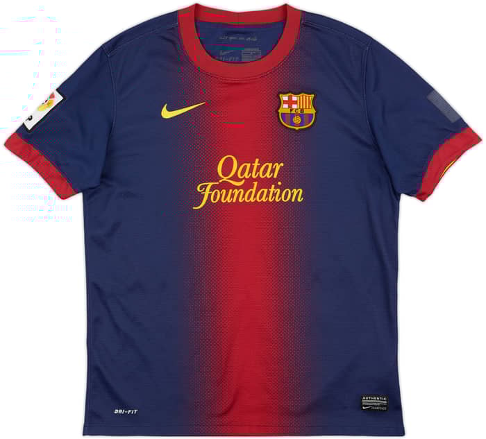 2012-13 Barcelona Home Shirt Messi #10 - 4/10 - (L.Boys)