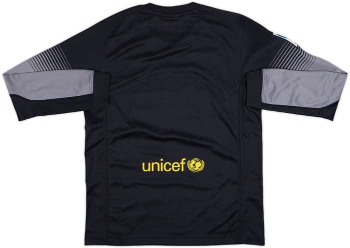 2013-14 Barcelona GK Shirt - 8/10 - (L.Boys)