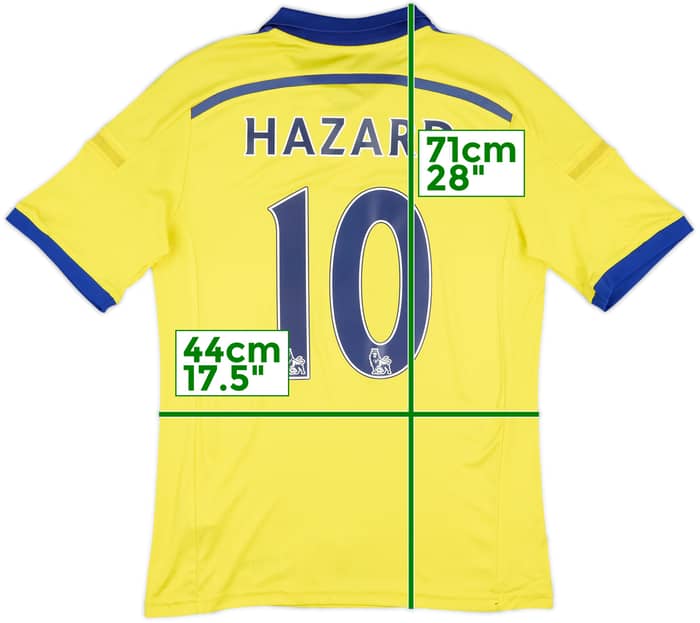 2014-15 Chelsea Away Shirt Hazard #10 - 5/10 - (XL.Boys)
