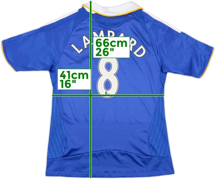 2008-09 Chelsea Home Shirt Lampard #8 - 7/10 - (Women's S)