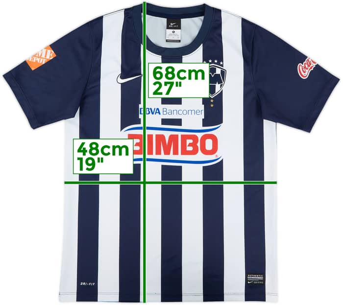 2007-08 Monterrey Home Shirt - 7/10 - (XL.Boys)