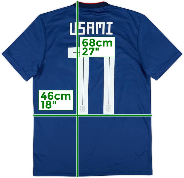 2018-19 Japan Home Shirt Usami #11 - 7/10 - (S)