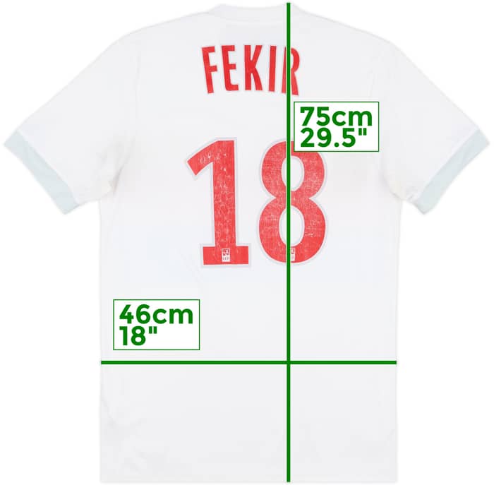 2017-18 Lyon Home Shirt Fekir #18 - 5/10 - (S)