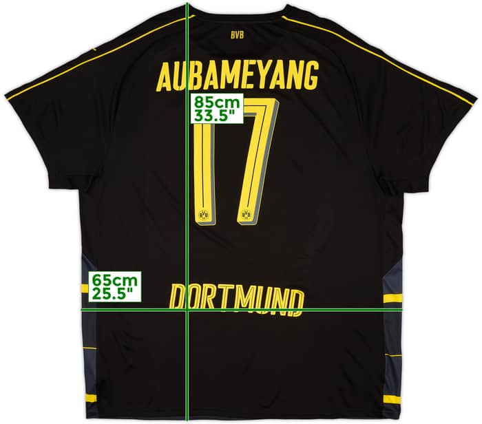2016-17 Borussia Dortmund Away Shirt Aubameyang #17 - 10/10 - (3XL)