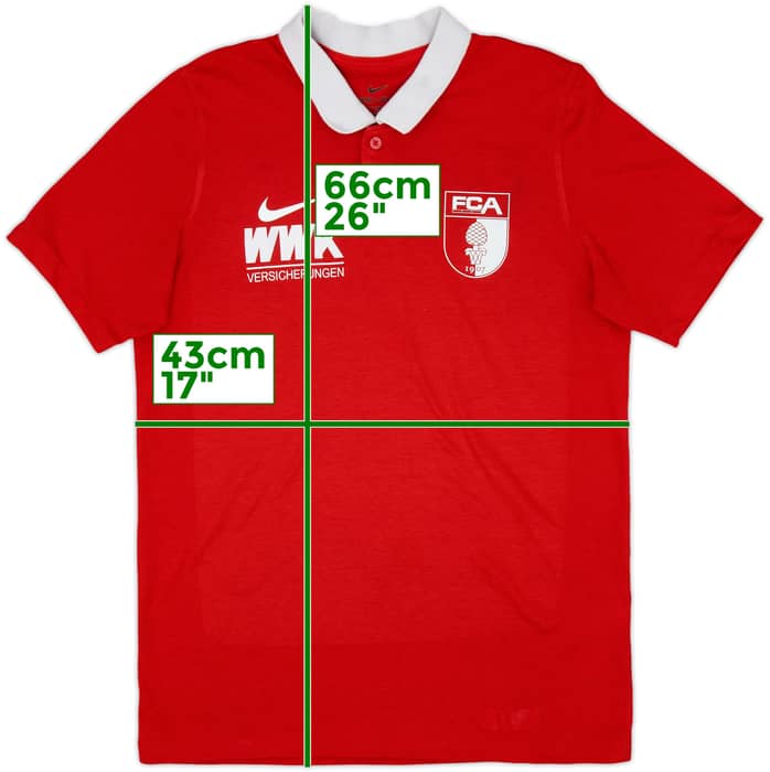 2021-22 Augsburg Nike Polo Shirt - 6/10 - (XL.Boys)
