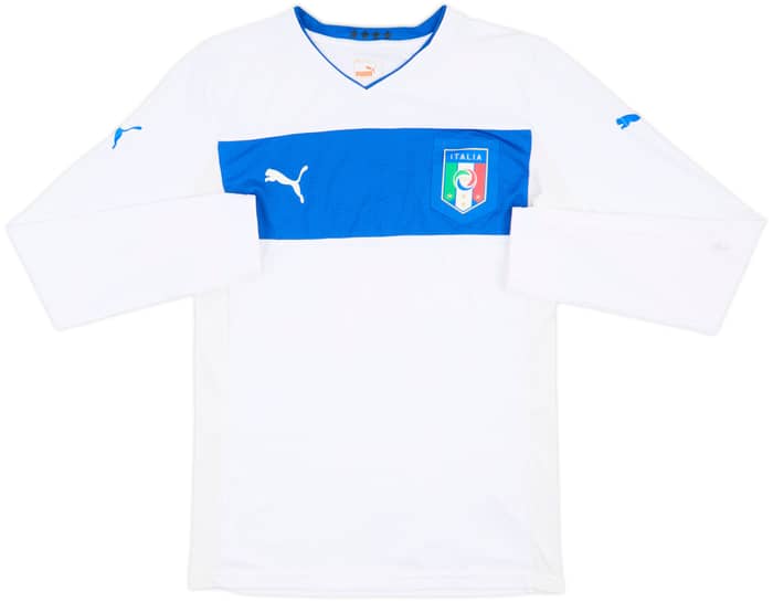 2012-13 Italy Authentic Away L/S Shirt - 5/10 - (S)
