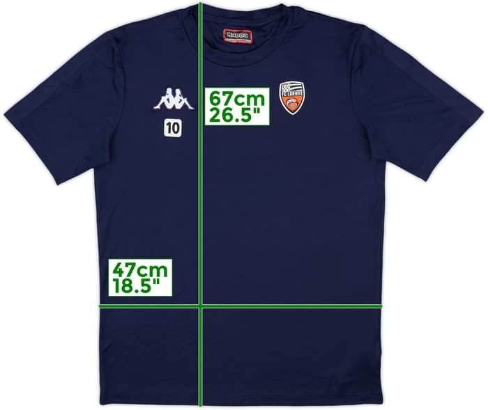 2020-21 Lorient Player Issue Training Shirt #10 - 10/10 - (M)