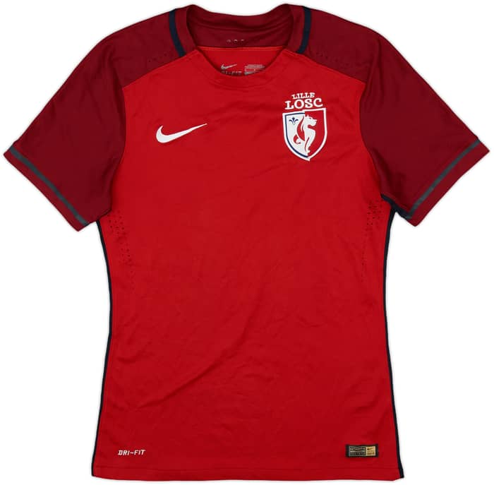 2015-16 Lille Authentic Home Shirt - 8/10 - (S)