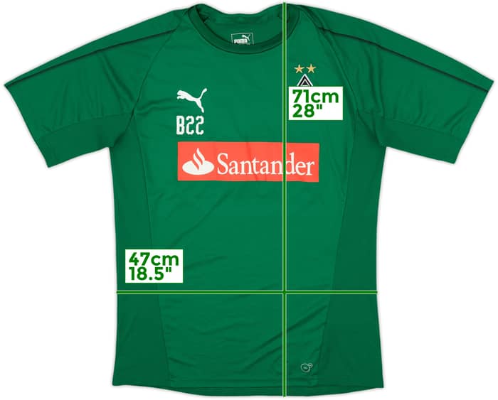 2017-18 Borussia Monchengladbach Kappa Player Issue Training Shirt B22 - 9/10 - (L)