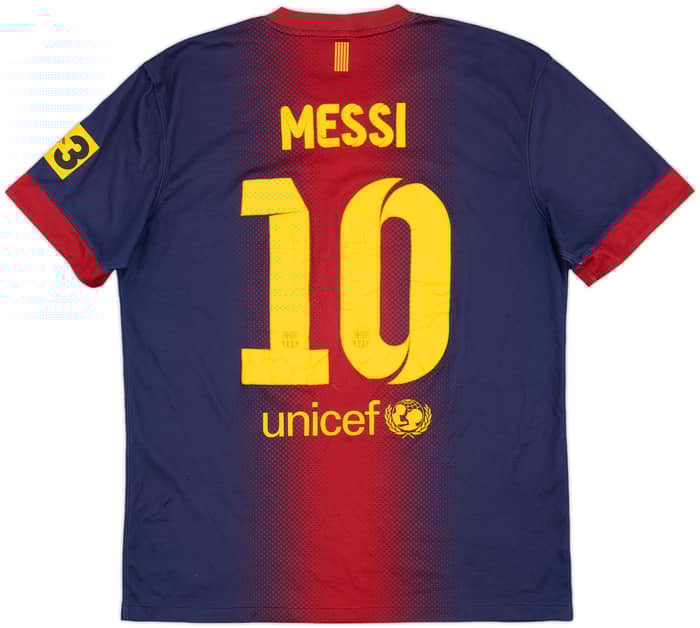 2012-13 Barcelona Home Shirt Messi #10 - 5/10 - (M)