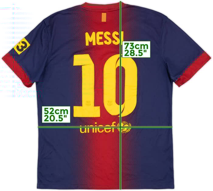 2012-13 Barcelona Home Shirt Messi #10 - 5/10 - (M)