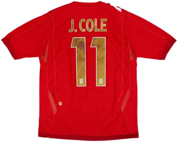 2006-08 England Away Shirt J. Cole #11 - 5/10 - (M)
