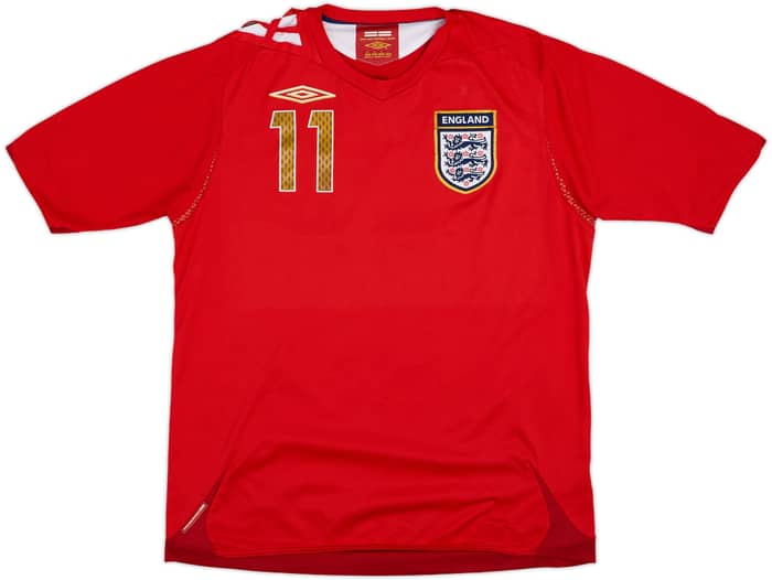 2006-08 England Away Shirt J. Cole #11 - 5/10 - (M)