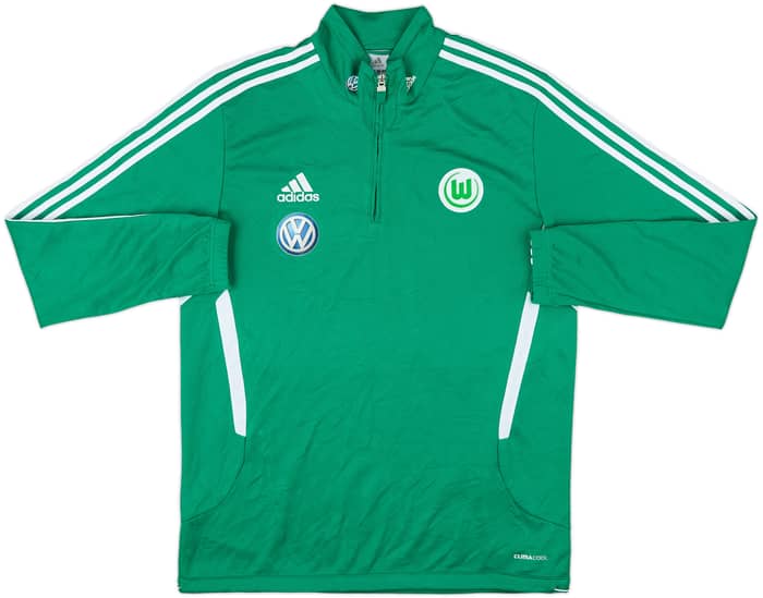 2011-12 Wolfsburg adidas 1/4 Zip Drill Top - 7/10 - (L)