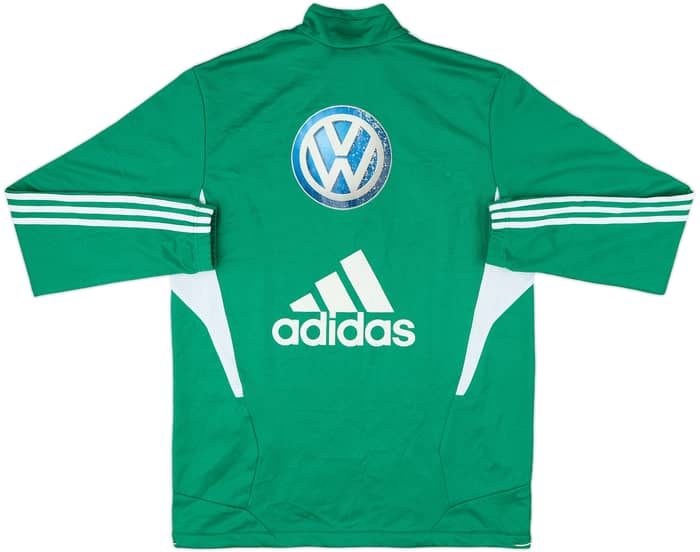 2011-12 Wolfsburg adidas 1/4 Zip Drill Top - 7/10 - (L)