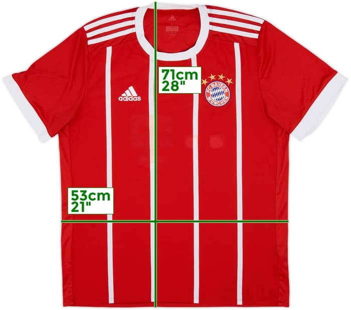 2017-18 Bayern Munich Home Shirt - 4/10 - (L)