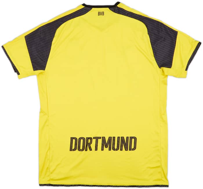 2016-17 Borussia Dortmund Home European Shirt - 4/10 - (L)