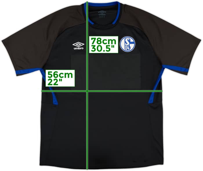 2021-22 Schalke Umbro Training Shirt - 8/10 - (XXL)