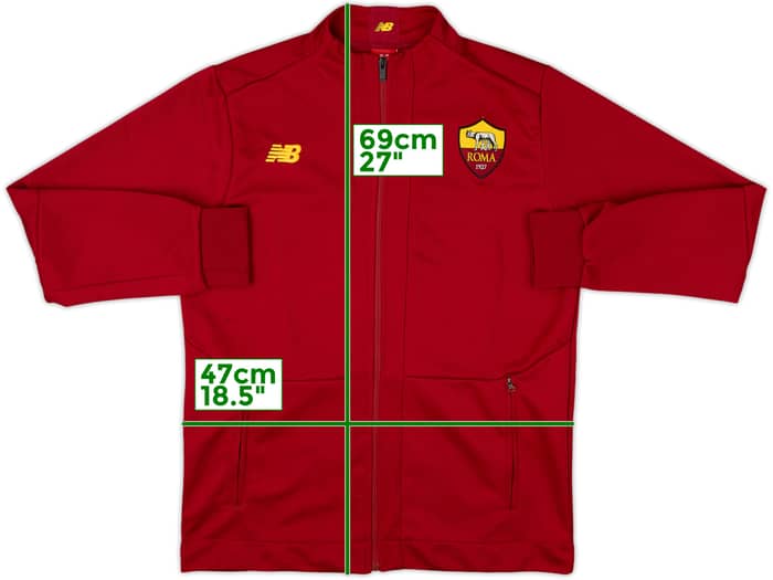 2021-22 Roma New Balance Track Jacket - 8/10 - (L)