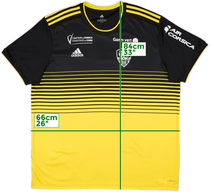 2023-24 Ajaccio Third Shirt - 9/10 - (XXL)