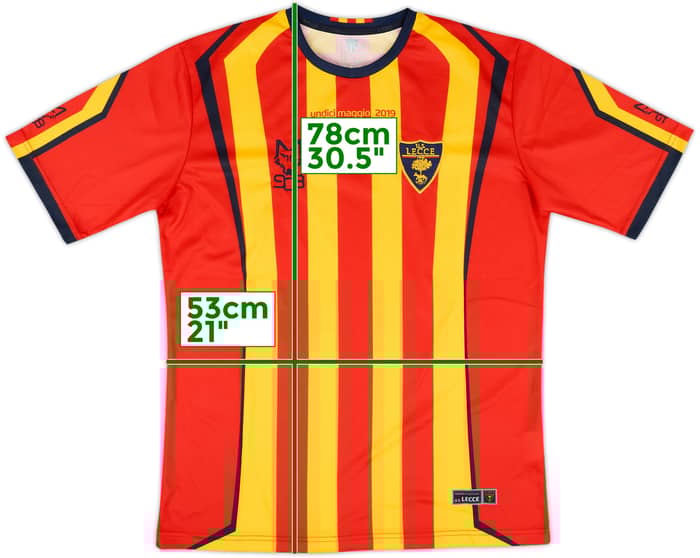 2018-19 Lecce Home Shirt - 8/10 - (L)