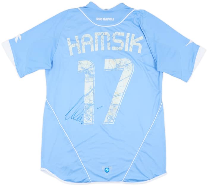 2007-08 Napoli Home Shirt Hamsik #17 - 5/10 - (S)