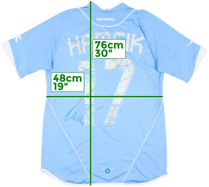 2007-08 Napoli Home Shirt Hamsik #17 - 5/10 - (S)