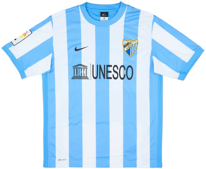 2011-12 Malaga Home Shirt J.Baptista #19 - 7/10 - (M)