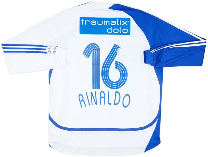 2006-08 Grasshoppers Match Issue Home L/S Shirt Rinaldo #16
