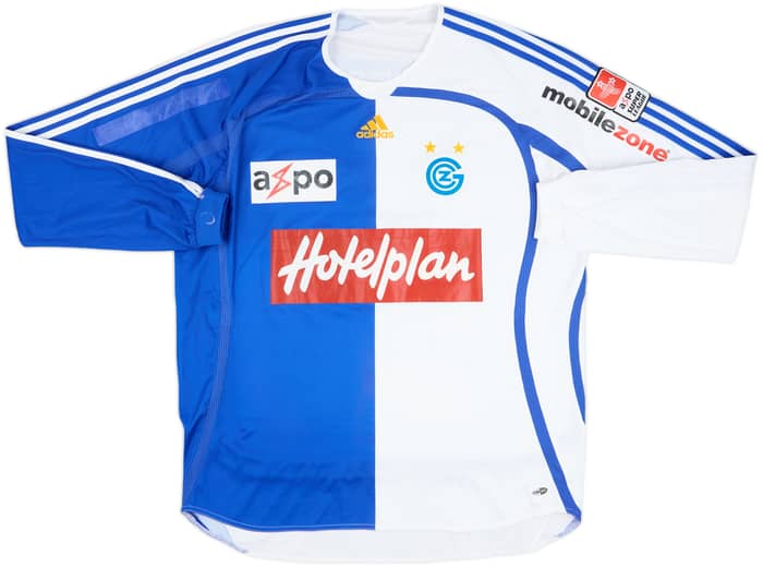 2006-08 Grasshoppers Match Issue Home L/S Shirt Rinaldo #16