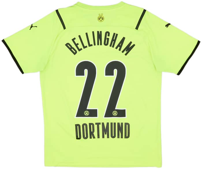 2021-22 Borussia Dortmund European Home Shirt Bellingham #22 - 8/10 - (M)