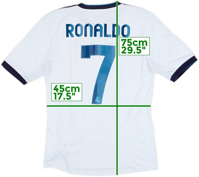 2012-13 Real Madrid Home Shirt Ronaldo #7 - 7/10 - (S)