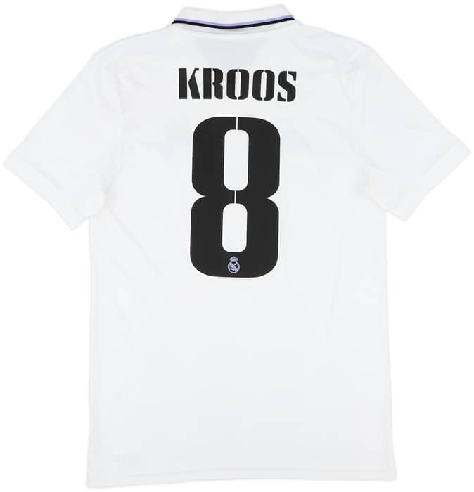 2022-23 Real Madrid Home Shirt Kroos #8 - 9/10 - (S)