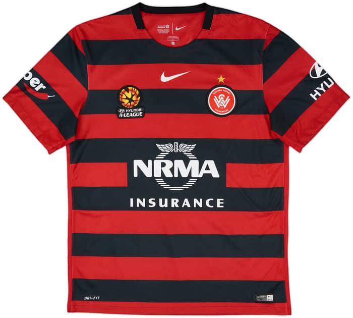 2015-16 Western Sydney Wanderers Home Shirt - 10/10 - (L)