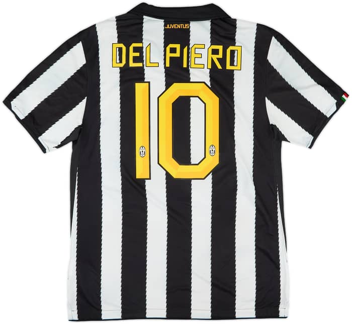 2010-11 Juventus Home Shirt Del Piero #10 - 7/10 - (L)