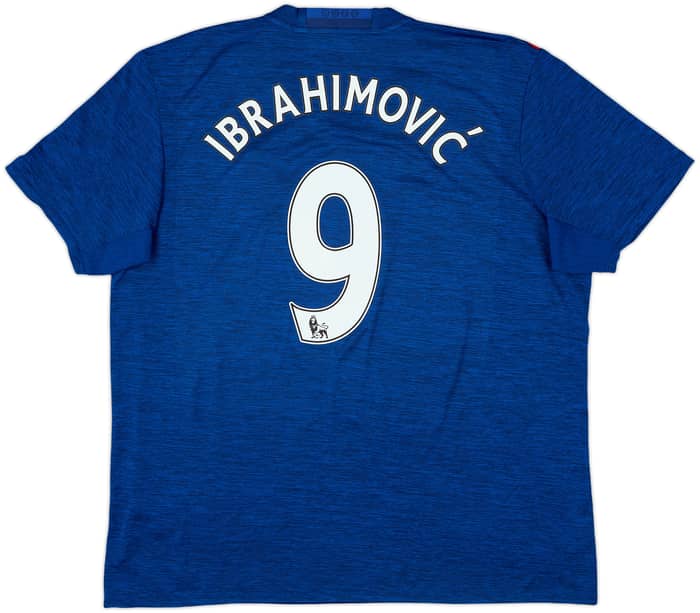 2016-17 Manchester United Away Shirt Ibrahimovic #9 - 5/10 - (XL)